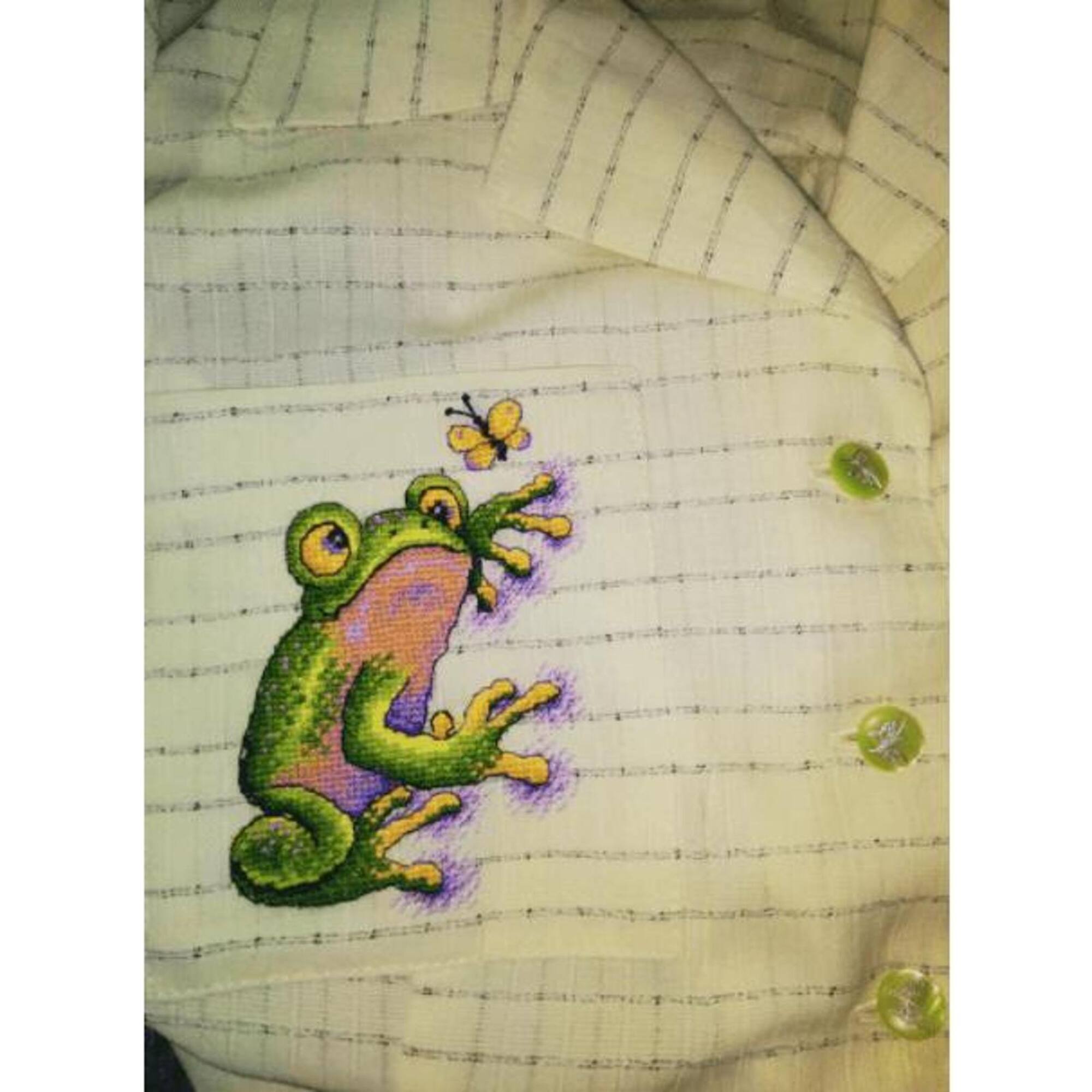 MP Studia Frog Cross Stitch Kit
